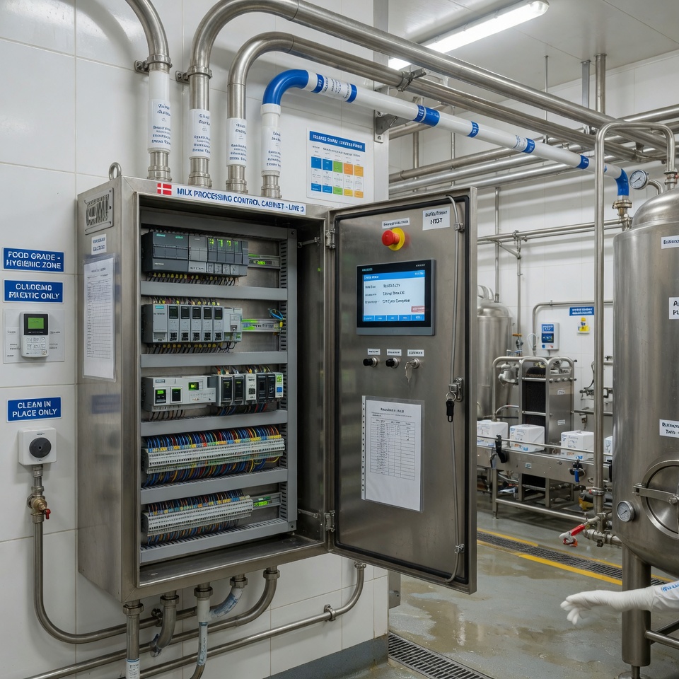 Control Cabinet for Processing Milk